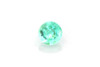 0.25 Carat Round Emerald Gemstone, Medium Light Green