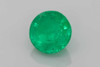 Round Emerald Gemstone 3.57 Carat Vivid Intense
