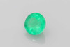 1.17 Carat Round Emerald Gemstone, Medium Intense Green
