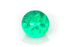 0.93 Carat Round Emerald Gemstone – Vivid Intense Green, GRS Certified