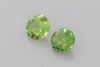 Round Green Sapphire Gemstone – 1.21 Carat, Vivid Rich, Matched Pair