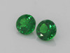 Vivid Intense Green Round Tsavorite Gemstone – 1.81 Carat, Unheated, Matched Pair