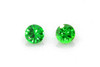 0.78 Carat Round Tsavorite Gemstone – Vivid Intense Green, Unheated, Matched Pair