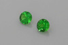 0.78 Carat Round Tsavorite Gemstone – Vivid Intense Green, Unheated, Matched Pair
