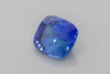 4.29 Carat Square Cushion Blue Sapphire Gemstone, Vivid Rich, GIA Certified