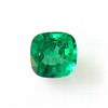 0.64 Carat Square Cushion Emerald Gemstone – Medium Intense Green