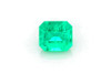 0.26 Carat Octagon Emerald Gemstone, Vivid Intense Green