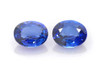 Vivid Intense Oval Blue Sapphire Gemstone – 1.85 Carat, Matched Pair