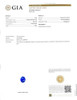 2.44 Carat Oval Blue Sapphire Gemstone, Vivid Rich, Unheated, GIA Certified