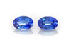 Oval Blue Sapphire Gemstone – Vivid Rich – 1.56 Carat, Matched Pair