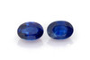 2.46 Carat Oval Blue Sapphire Gemstone – Vivid Intense, Matched Pair