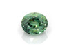 Oval Teal Sapphire Gemstone – Medium Intense Green – 3.02 Carat, Unheated, GIA Certified