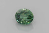 Oval Teal Sapphire Gemstone – Medium Intense Green – 3.02 Carat, Unheated, GIA Certified