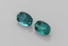 Vivid Intense Green-Teal Oval Teal Tourmaline Gemstone – 1.16 Carat, Matched Pair