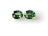 3.72 Carat Oval Teal Sapphire Gemstone – Vivid Intense Green, Matched Pair