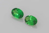 Oval Tsavorite Gemstone – 0.89 Carat, Vivid Intense Green, Unheated, Matched Pair