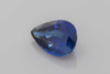 5.07 Carat Pear Shape Blue Sapphire Gemstone, Vivid Intense, GIA Certified