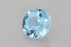 1.23 Carat Round Aquamarine Gemstone – Medium Intense Blue