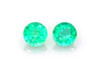 Round Emerald Gemstone – Medium Intense Green – 0.66 Carat, Matched Pair