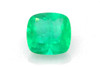 2.54 Carat Square Cushion Emerald Gemstone, Vivid Rich Green