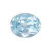 1.16 Carat Aquamarine Gemstone – Oval Cut, Lively Sky Blue
