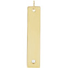 14K Yellow .03 CT Natural Diamond Engravable Heart Pendant