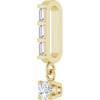 14K Yellow 1/8 CTW Natural Diamond Pendant