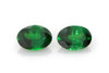 Oval Tsavorite Gemstone – 1.5 Carat, Vivid Intense Green, Unheated, Matched Pair