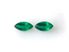 Vivid Intense Green Marquise Emerald Gemstone – 1.86 Carat, Matched Pair