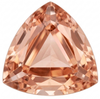 Chatham Lab Created True Champagne Sapphire Gemstone – Trillion Cut – GEM Grade