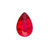 0.53 Red Ruby Pear 6.1 x 4.1 mm