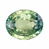 3.55 Green Sapphire Oval 9.9 x 8 mm