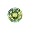 1.25 Green Sapphire Round 6 x 6 mm