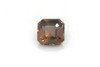 Asscher Cut Champagne Sapphire Gemstone 2.03 Carat Vivid Intense