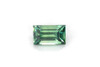 Baguette Teal Sapphire Gemstone 1.31 Carat Medium Intense