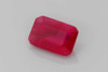 Octagon Ruby Gemstone 2.99 Carat Vivid Intense