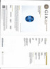 Oval Blue Sapphire Gemstone 3.02 Carat Medium Intense