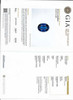 Oval Blue Sapphire Gemstone 5.98 Carat Vivid Intense