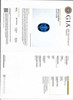 Oval Blue Sapphire Gemstone 3.64 Carat Vivid Intense