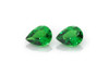 Pear Shape Tsavorite Gemstone Matched Pair 0.6 Carat Vivid Intense