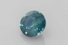 Round Teal Sapphire Gemstone 3.12 Carat Vivid Intense