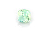 Square Cushion Green Sapphire Gemstone 1.23 Carat Light