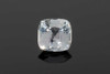 Square Cushion White Sapphire Gemstone 2.36 Carat Vivid Intense