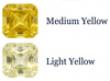 Chatham Lab Created Light Yellow Sapphire Gemstone – Square Radiant Cut – GEM Grade