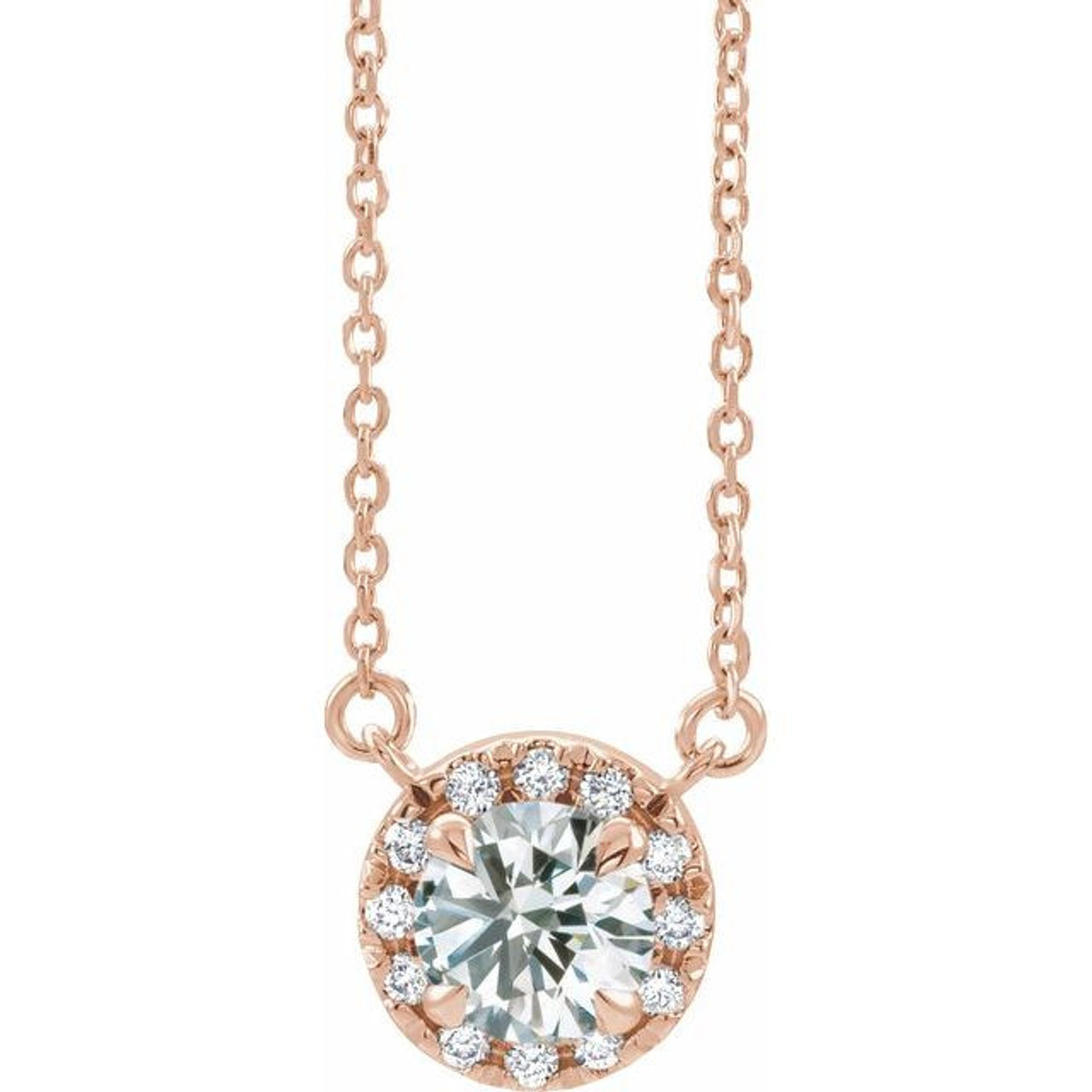 Lab Grown Diamond Necklace in 14K White Gold (1.50 ct tw) – Ann-Louise  Jewellers