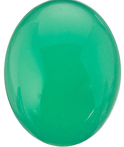 Green Oval Chrysoprase Gemstones in Grade AAA for SALE at AfricaGems
