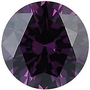 Imitation Amethyst Round Cut Stones - Main Image