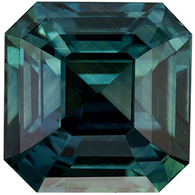 Rare No Heat Blue Green Sapphire Genuine Loose Gemstone in Emerald