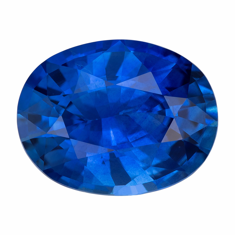 Buy GIA Certified Oval Royal Blue Sapphire 3.79 Carats | AfricaGems