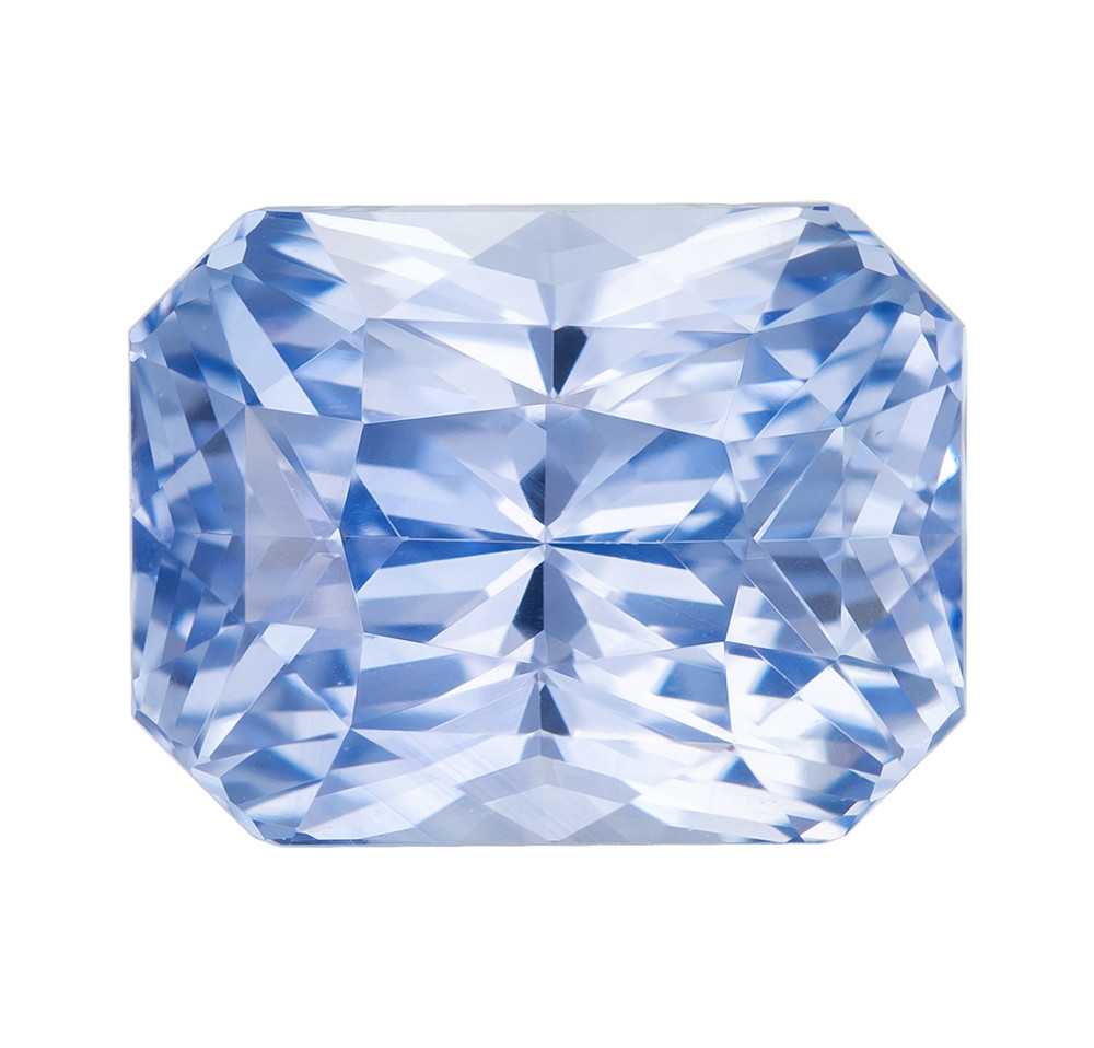 Natural Blue Sapphire Radiant Cut carats x x - Main Image